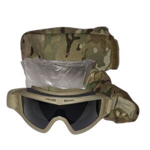 Revision Military Ballistic Goggles APEL Tan USA Clear Lens Multicam Bag Kit